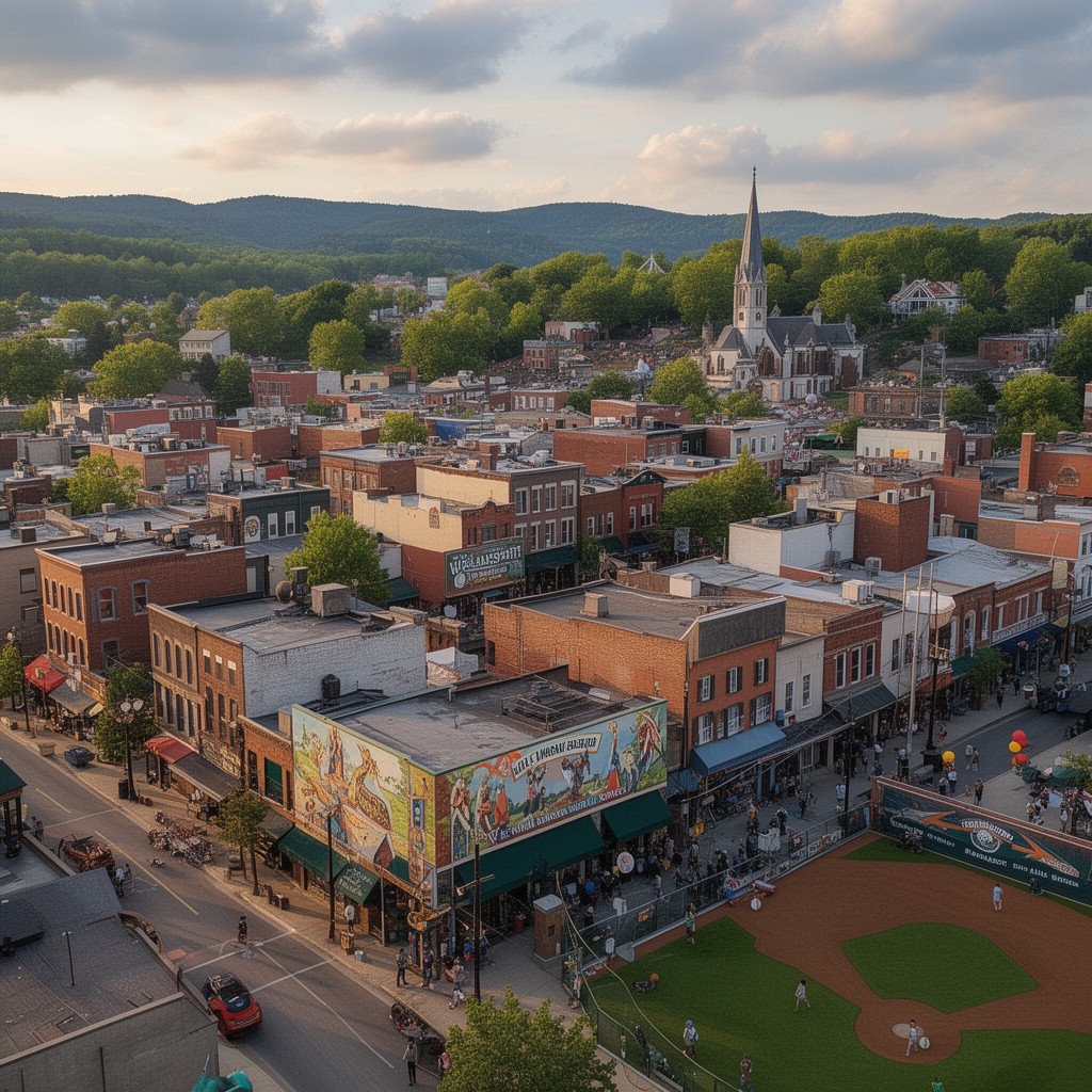 AI-generated illustration of Williamsport, Pennsylvania