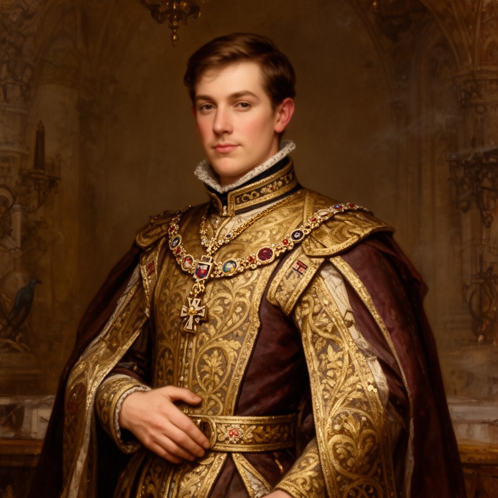 AI-generated illustration of Edward of Windsor