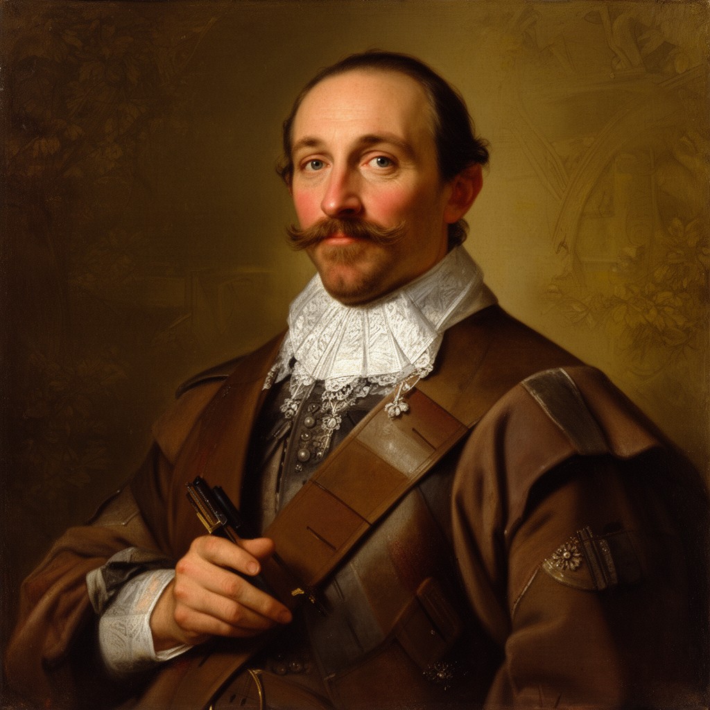 AI-generated illustration of Jan van der Vliet