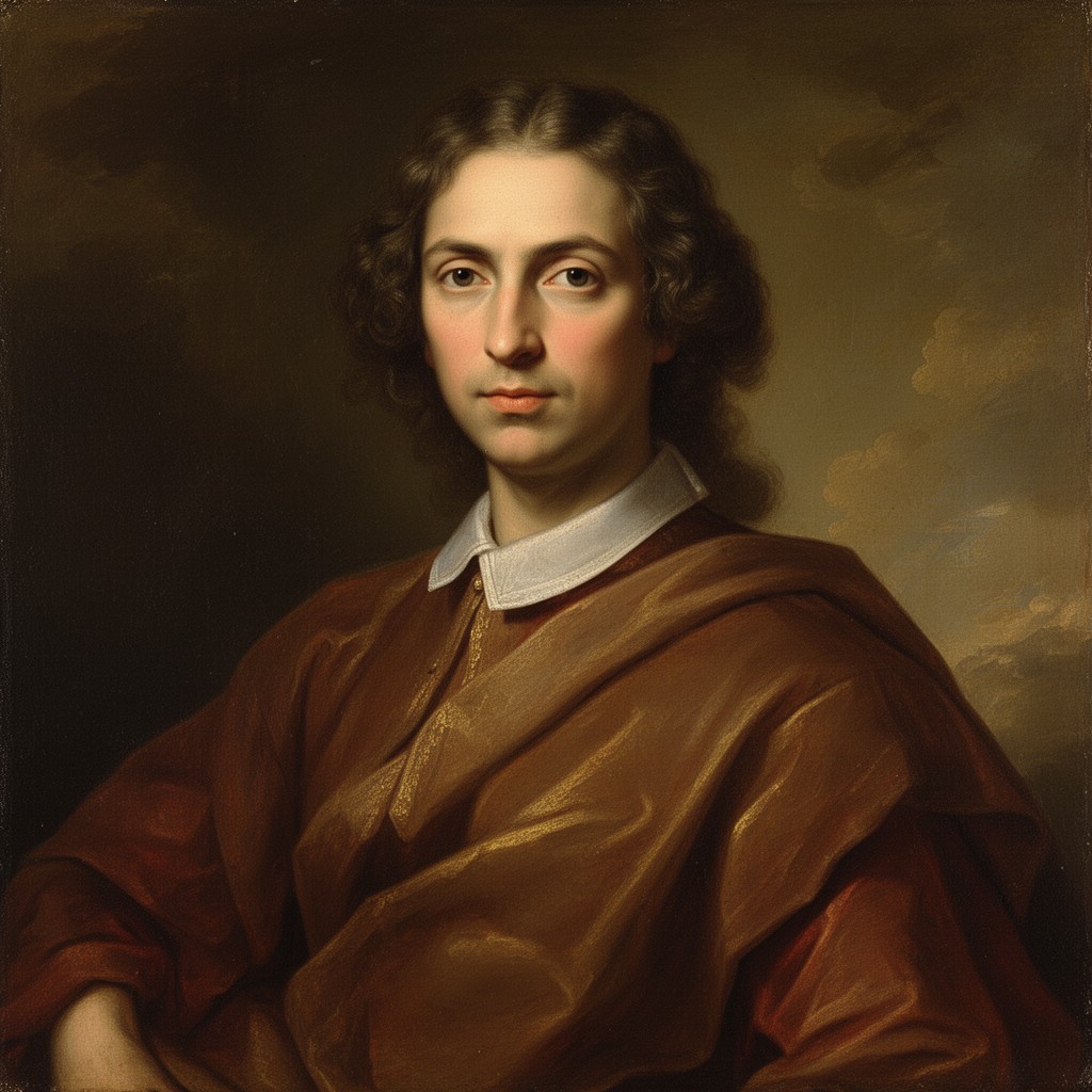 AI-generated illustration of Eustache Le Sueur