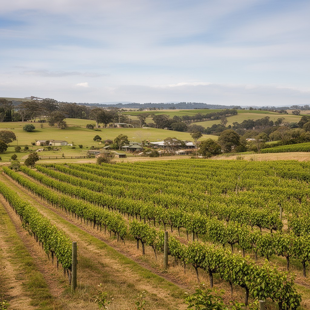 AI-generated illustration of Adelaide Hills