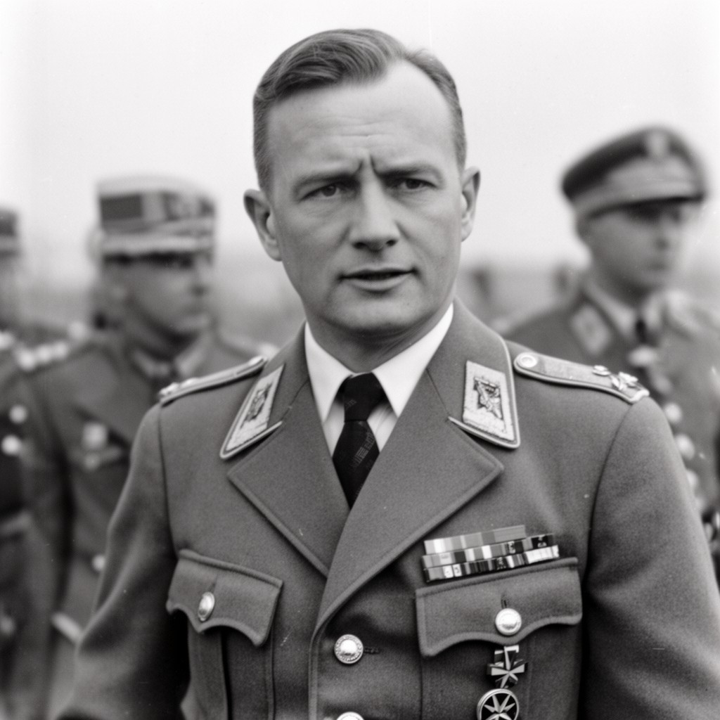 AI-generated illustration of Erhard Raus