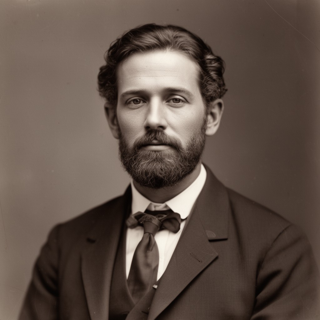 AI-generated illustration of Edward Charles Bell