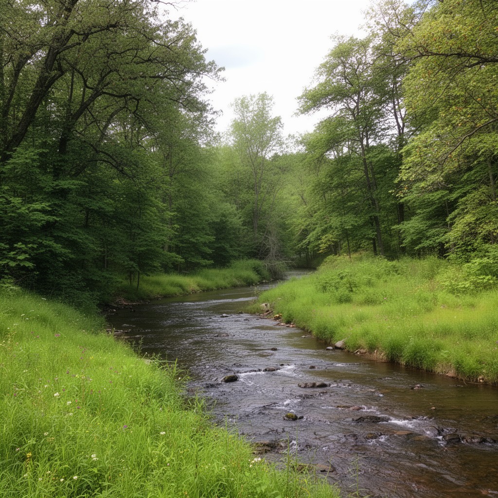 AI-generated illustration of Kayaderosseras Creek
