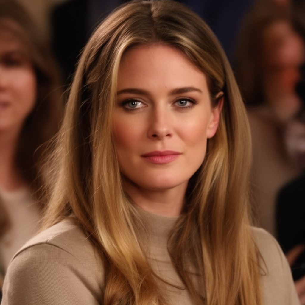 AI-generated illustration of Amanda Peet