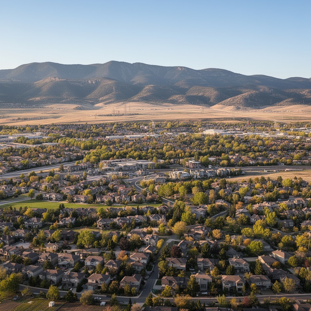 AI-generated illustration of Highlands Ranch