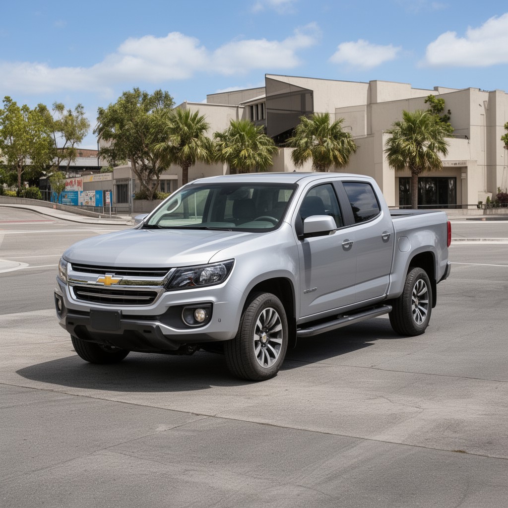AI-generated illustration of Chevrolet Colorado platform