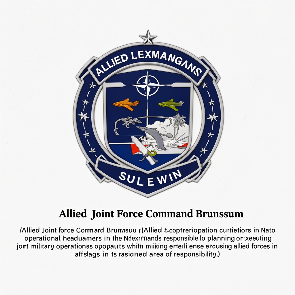 AI-generated illustration of Allied Joint Force Command Brunssum