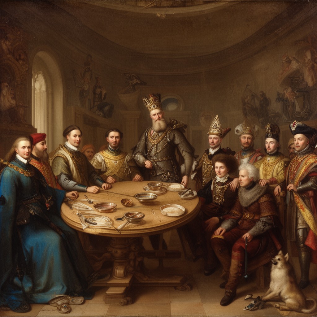 AI-generated illustration of Jagiellonian dynasty