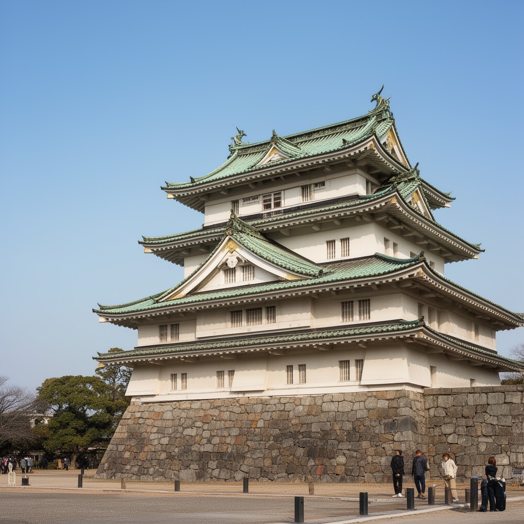AI-generated illustration of Nagoya Castle