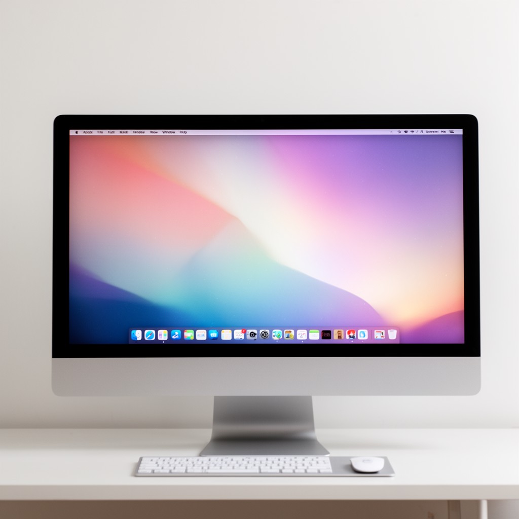 AI-generated illustration of iMac