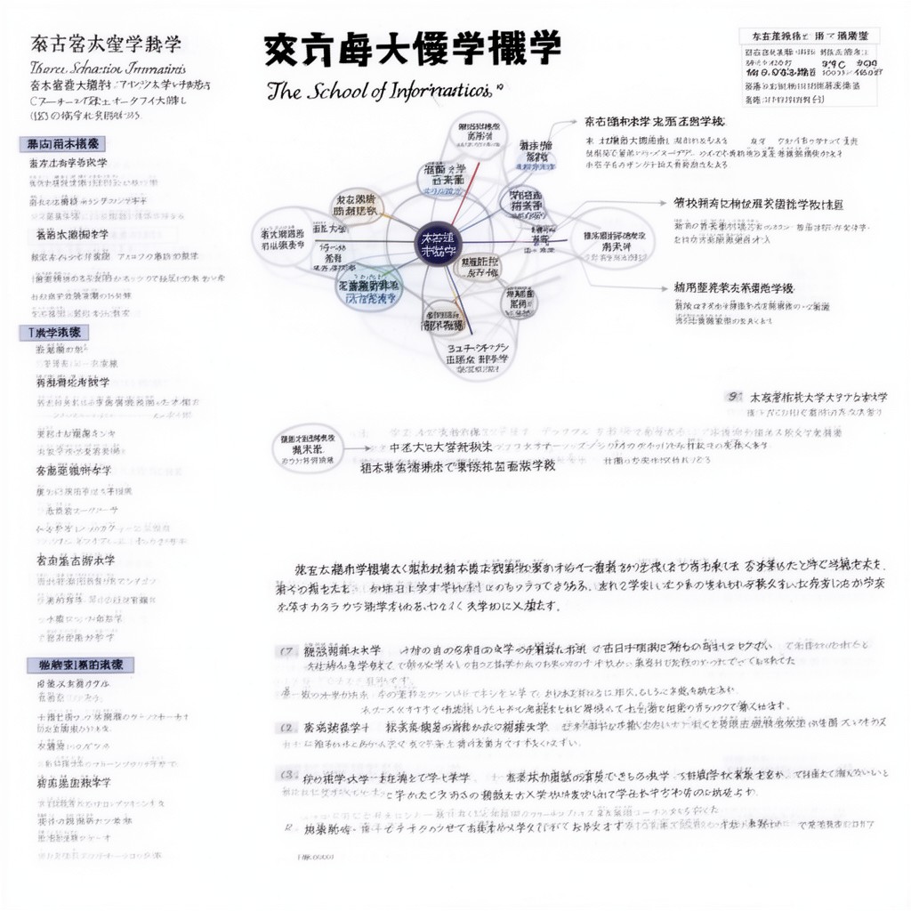 AI-generated illustration of School of Informatics