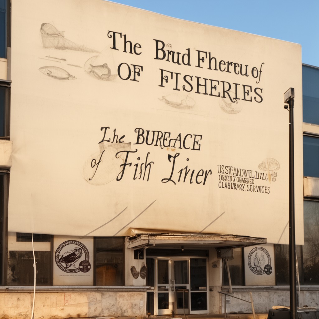 AI-generated illustration of Bureau of Fisheries