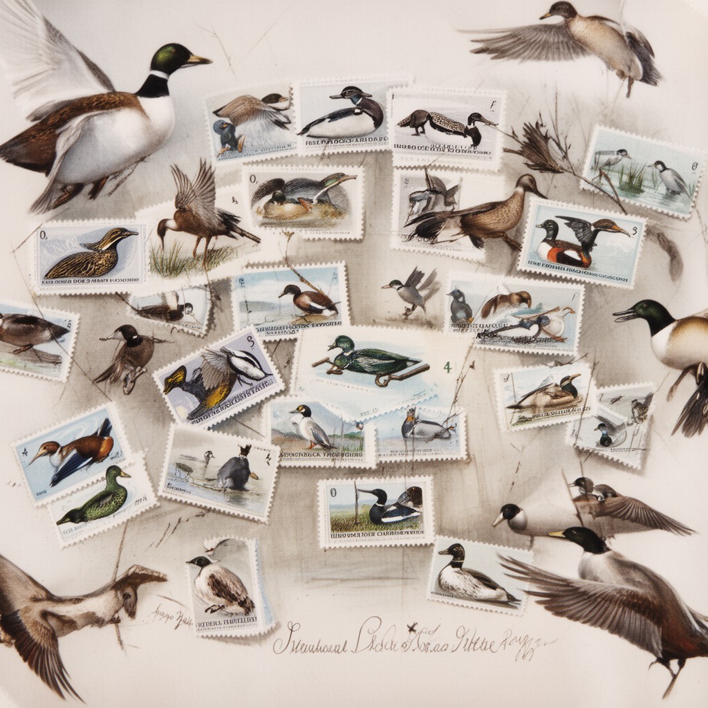 AI-generated illustration of Federal Duck Stamp Program