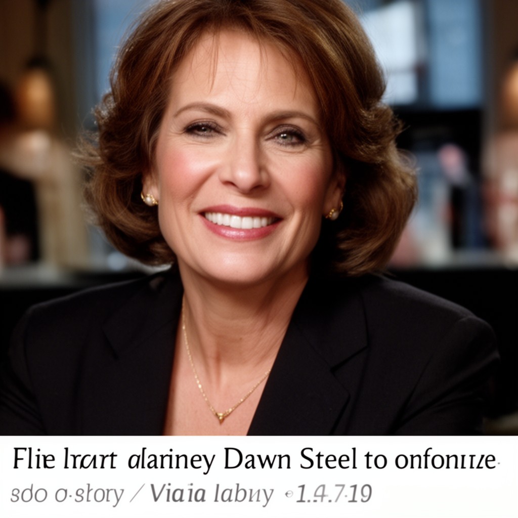 AI-generated illustration of Dawn Steel