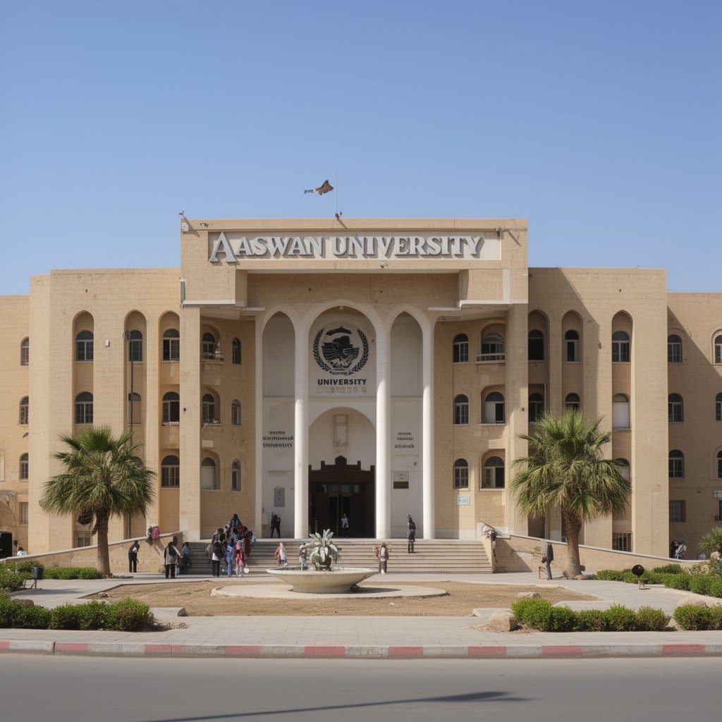 AI-generated illustration of Aswan University