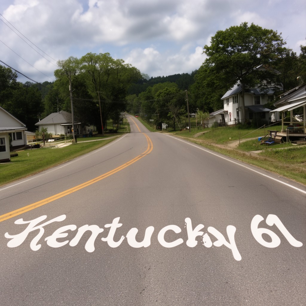 AI-generated illustration of Kentucky Route 61