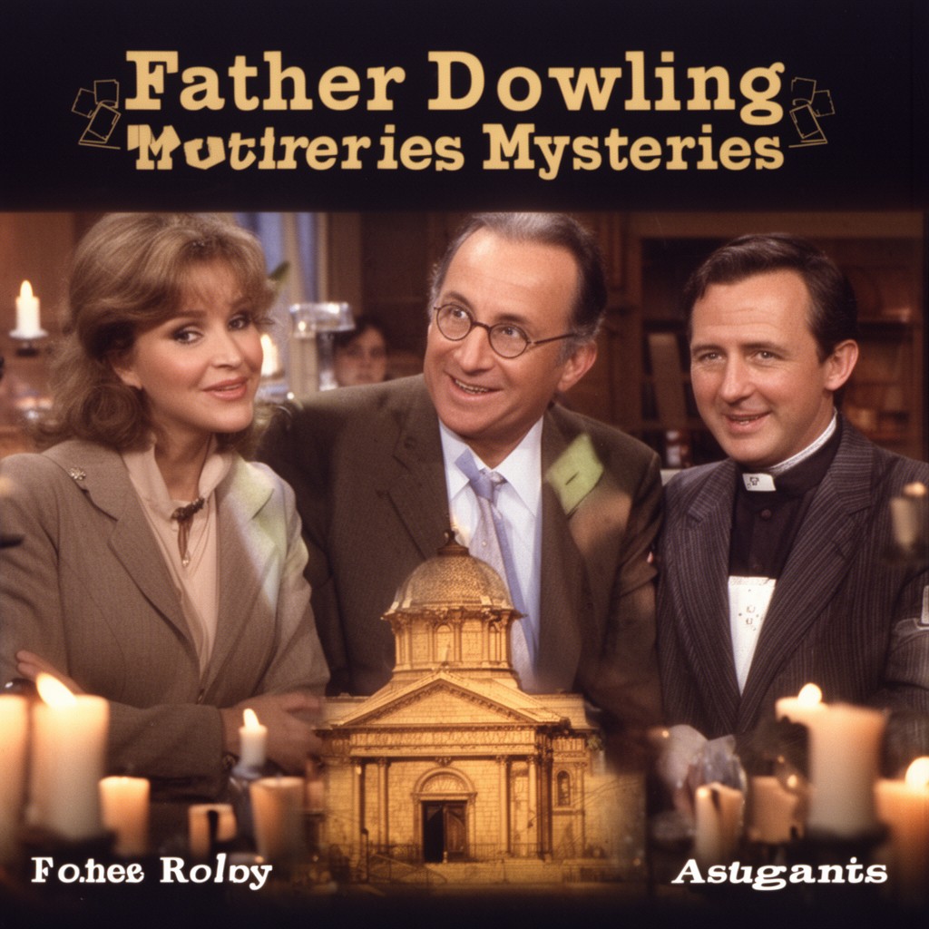 AI-generated illustration of Father Dowling Mysteries