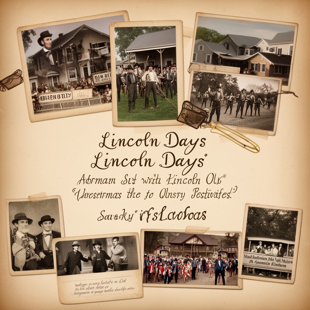 AI-generated illustration of Lincoln Days festival
