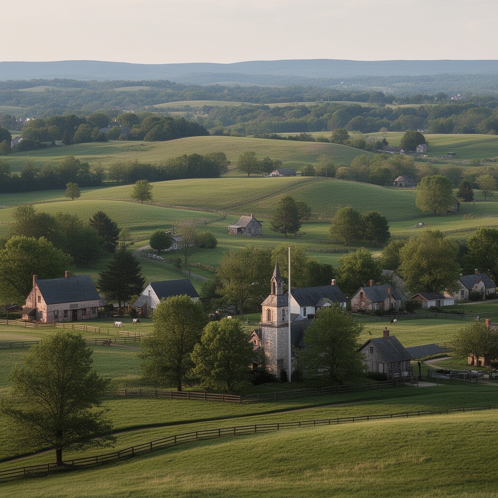 AI-generated illustration of Central Kentucky