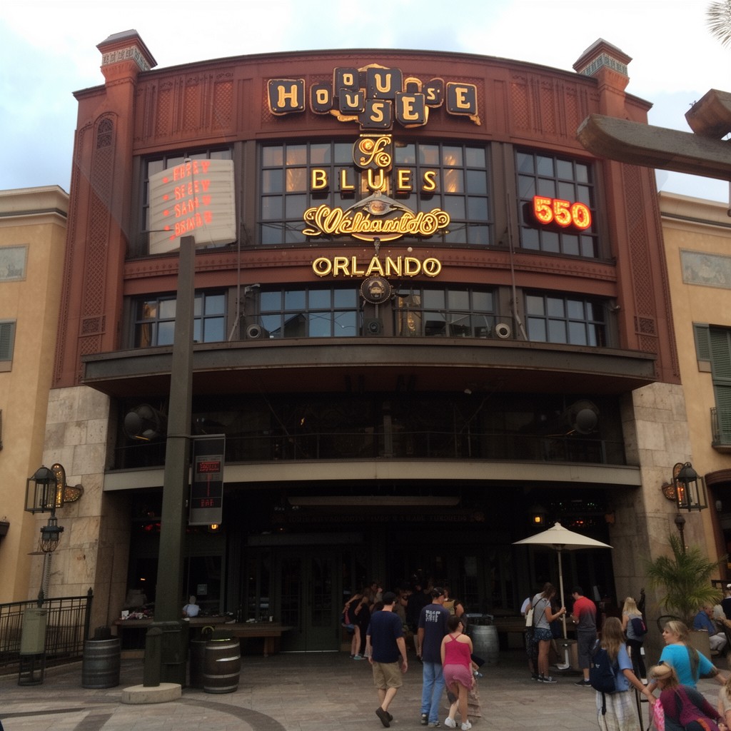 AI-generated illustration of House of Blues Orlando