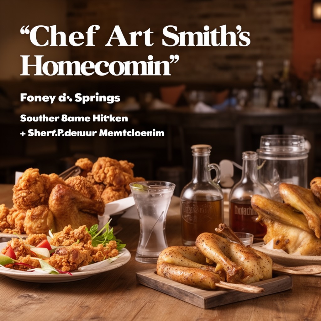 AI-generated illustration of Chef Art Smith’s Homecomin’