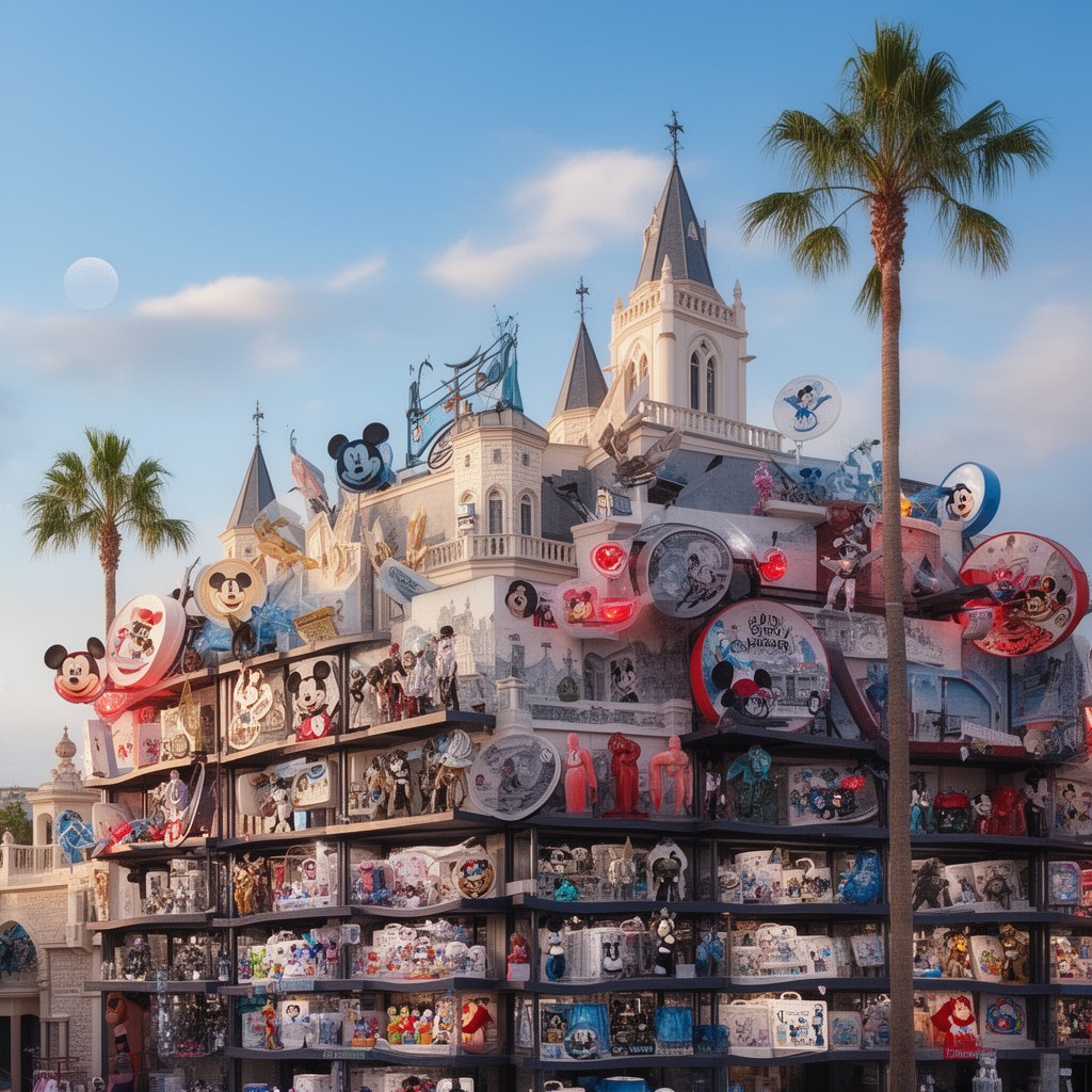AI-generated illustration of World of Disney