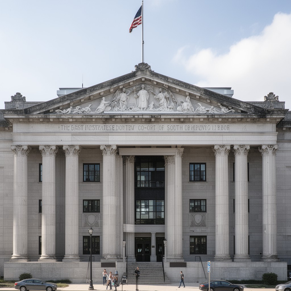 AI-generated illustration of United States District Court for the Eastern District of South Carolina