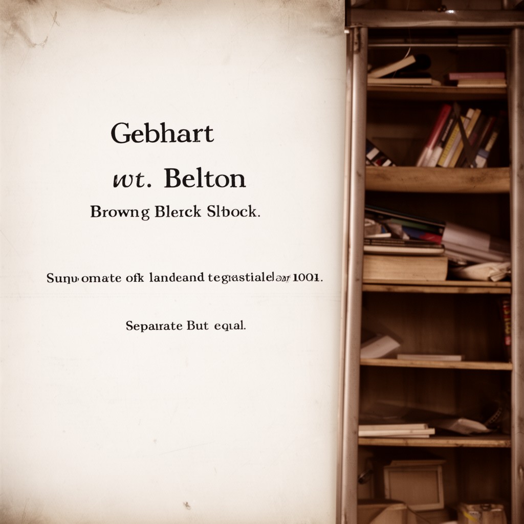 AI-generated illustration of Gebhart v. Belton