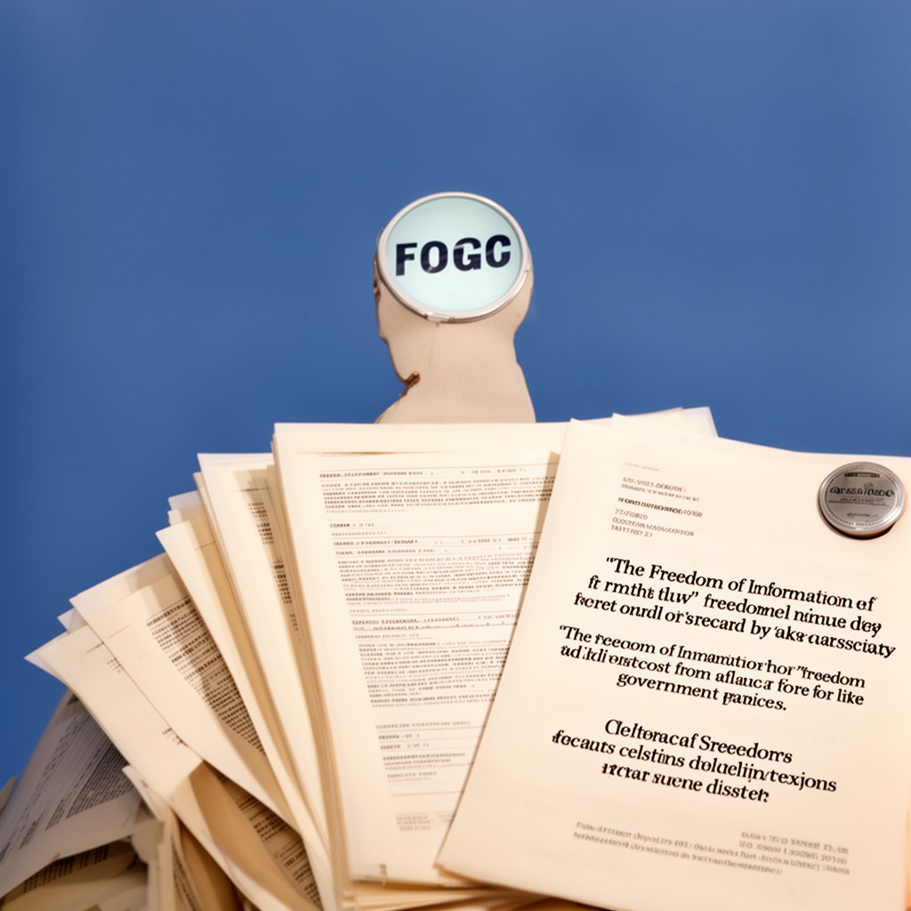 AI-generated illustration of Freedom of Information Act