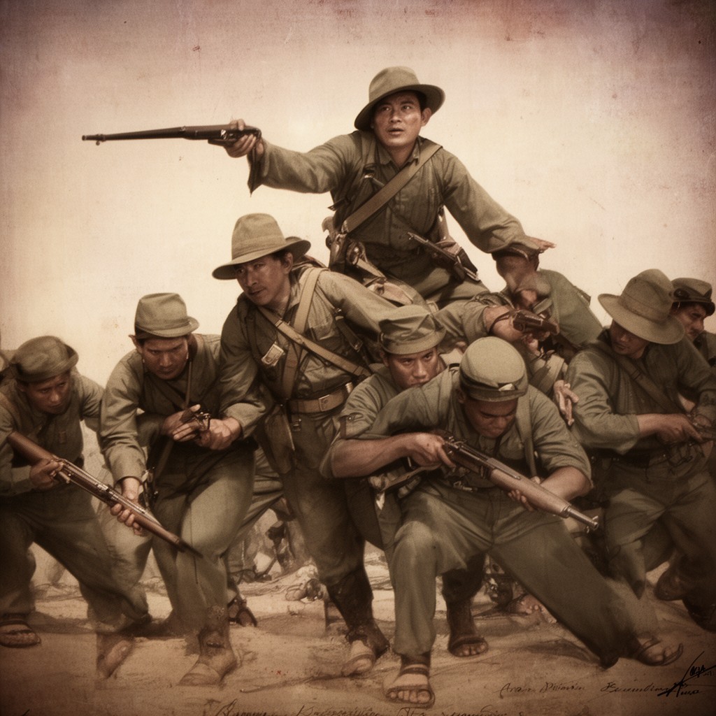 AI-generated illustration of Philippine Revolutionary Army