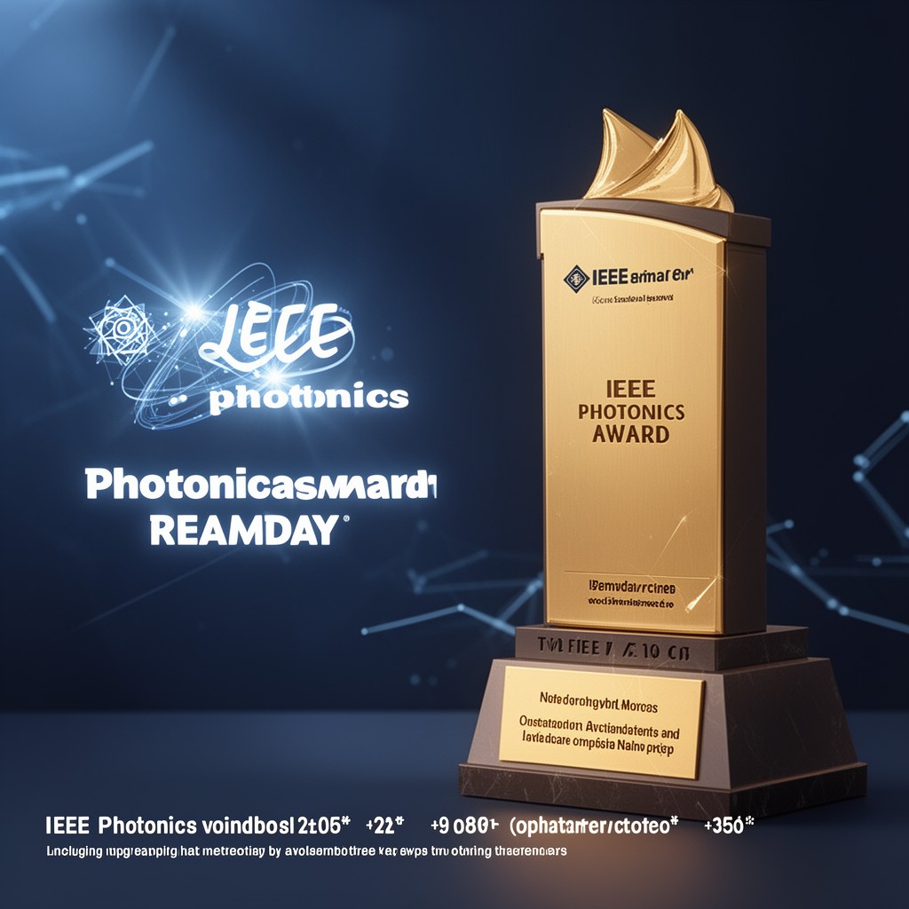 AI-generated illustration of IEEE Photonics Award
