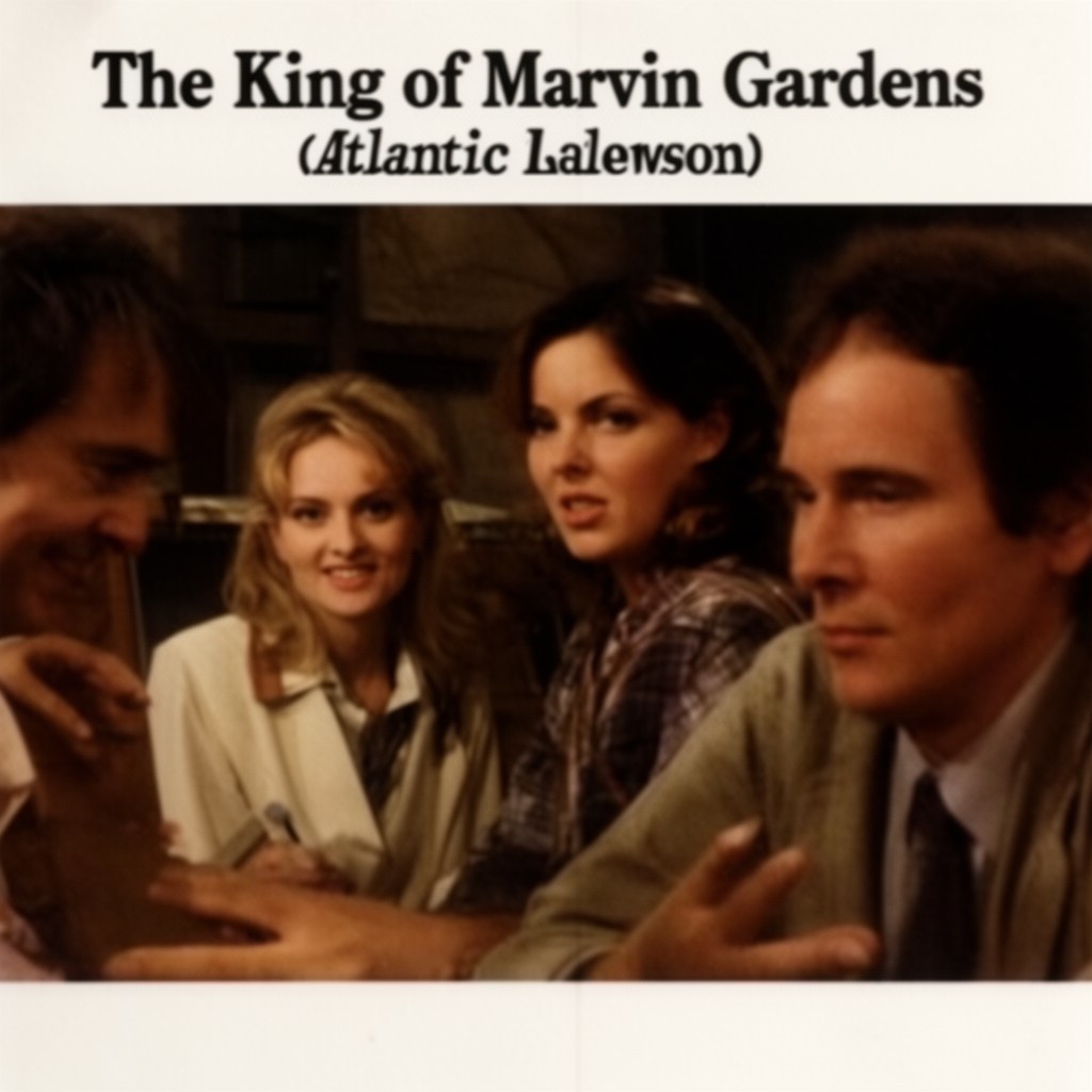 AI-generated illustration of The King of Marvin Gardens
