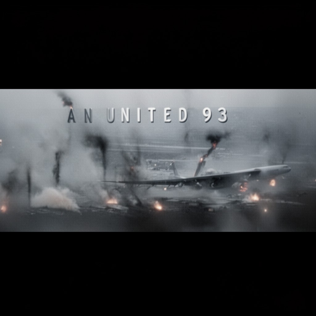 AI-generated illustration of United 93