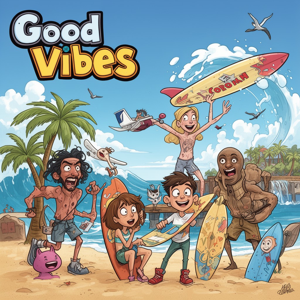 AI-generated illustration of Good Vibes