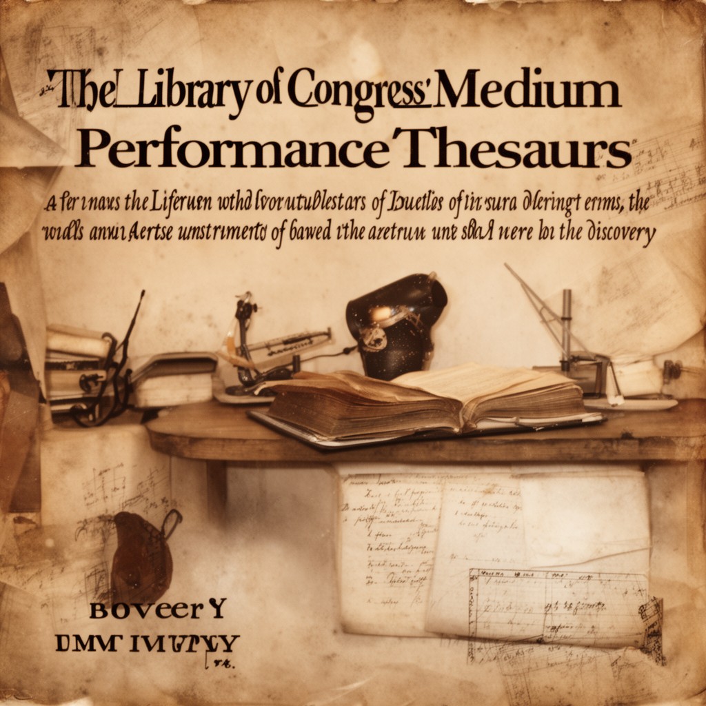 AI-generated illustration of Library of Congress Medium of Performance Thesaurus