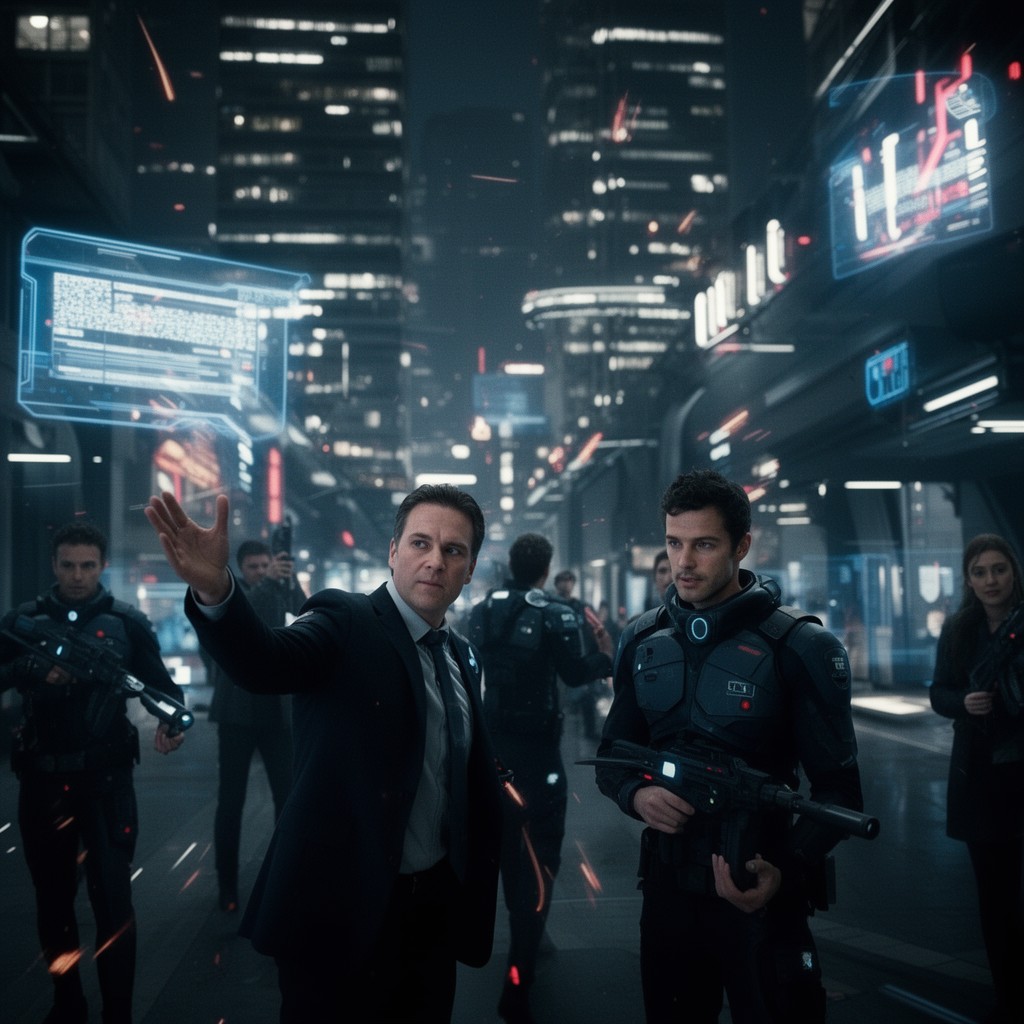 AI-generated illustration of Minority Report