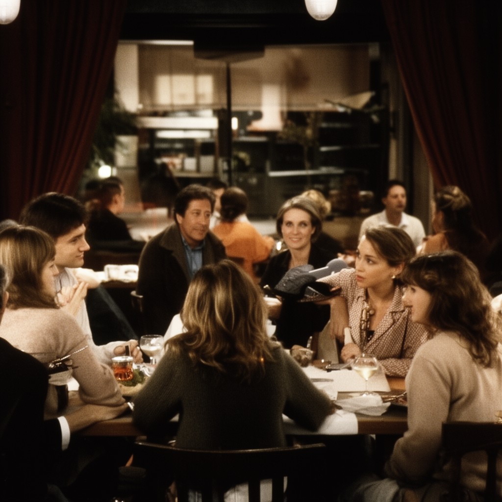 AI-generated illustration of When Harry Met Sally...