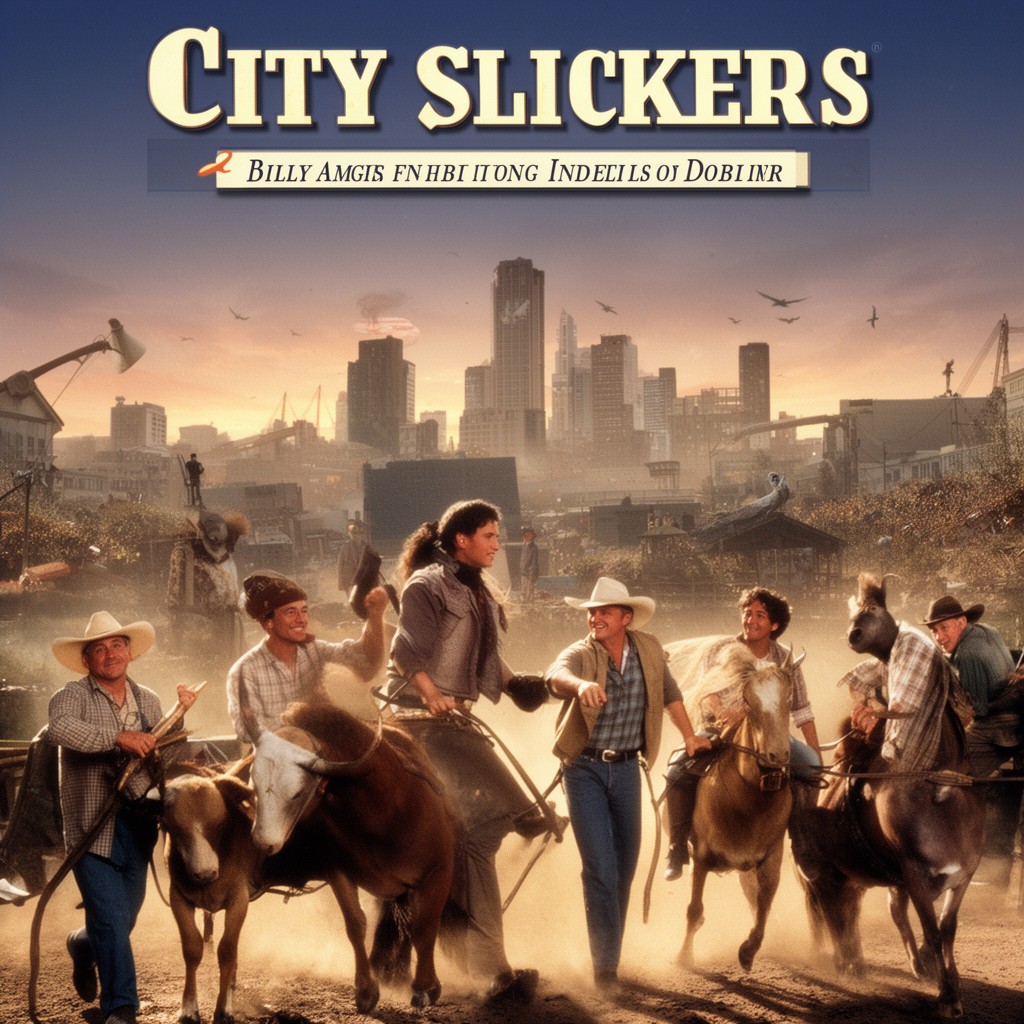 AI-generated illustration of City Slickers