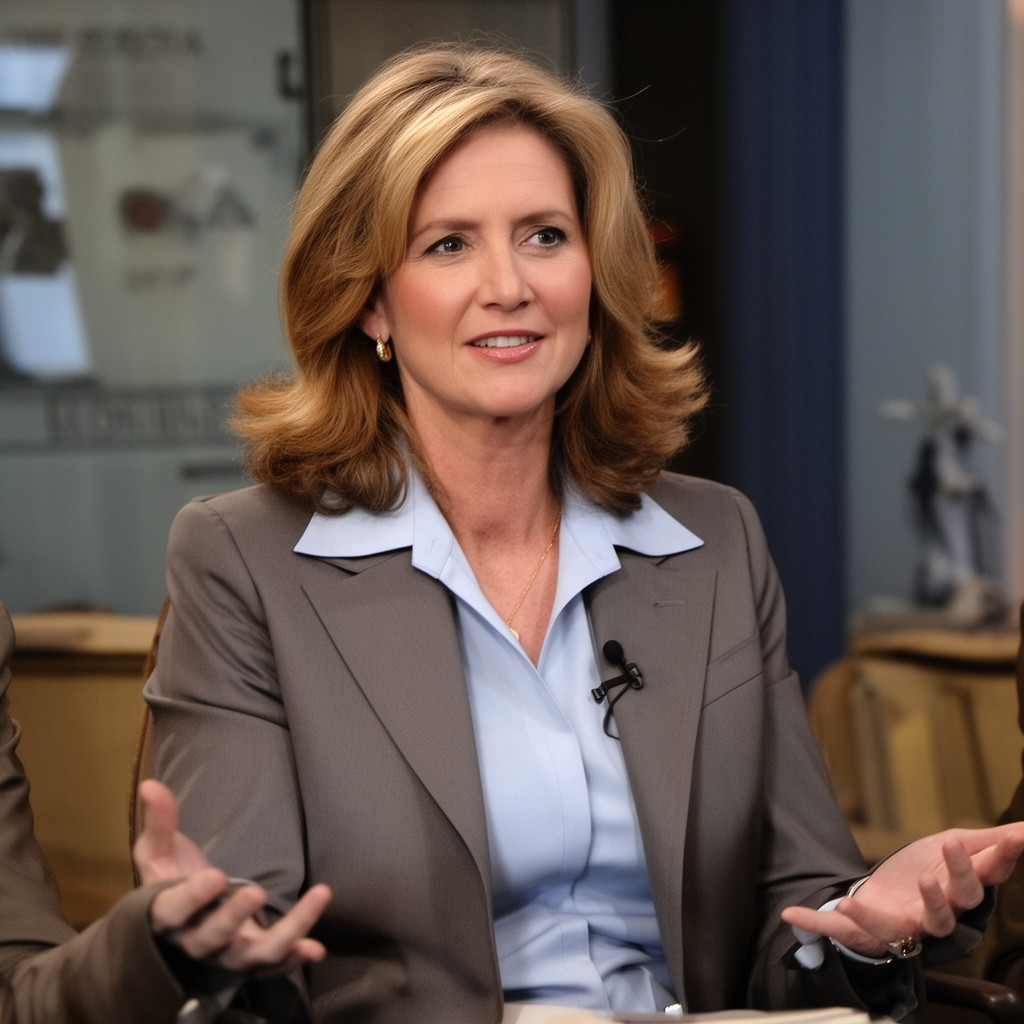 AI-generated illustration of Tipper Gore