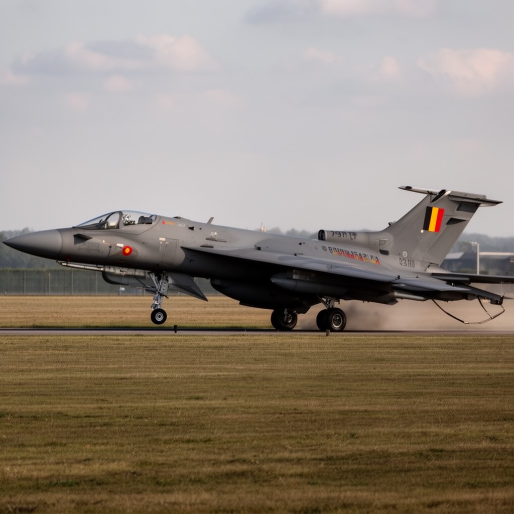 AI-generated illustration of Belgian Air Force