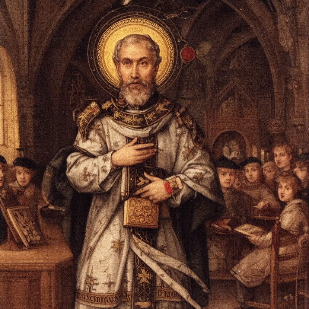 AI-generated illustration of Saint Thomas Becket