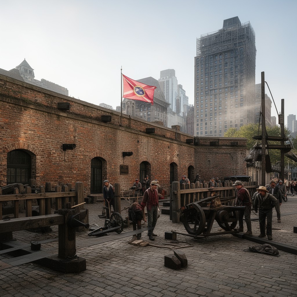 AI-generated illustration of Fort James