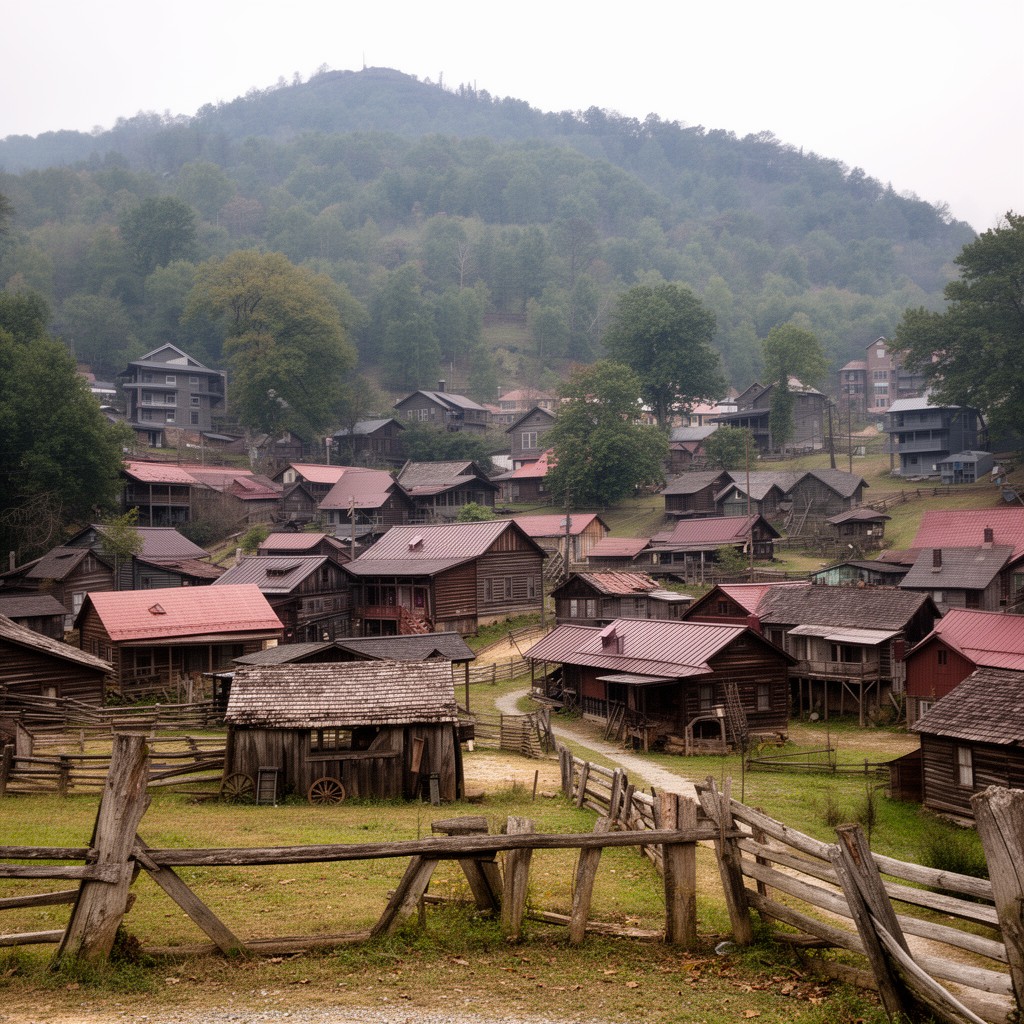 AI-generated illustration of White Oak Flats