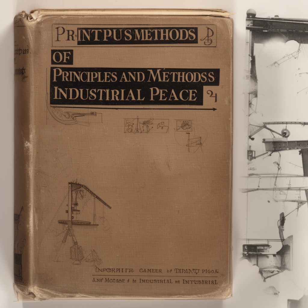 AI-generated illustration of Principles and Methods of Industrial Peace