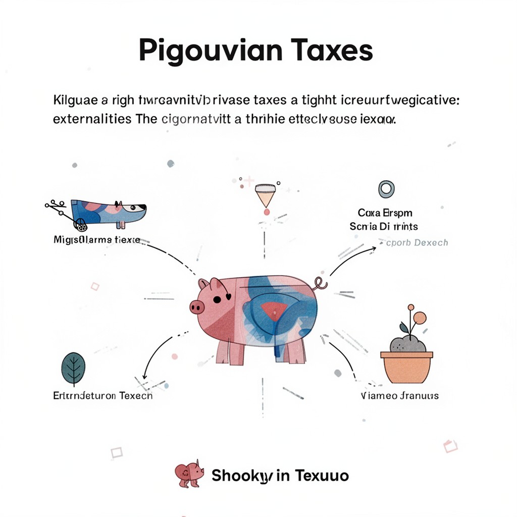 AI-generated illustration of Pigouvian taxes