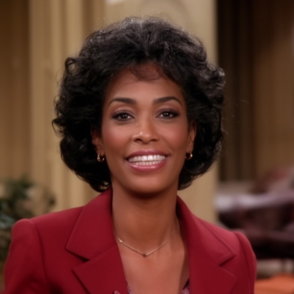 AI-generated illustration of Clair Huxtable