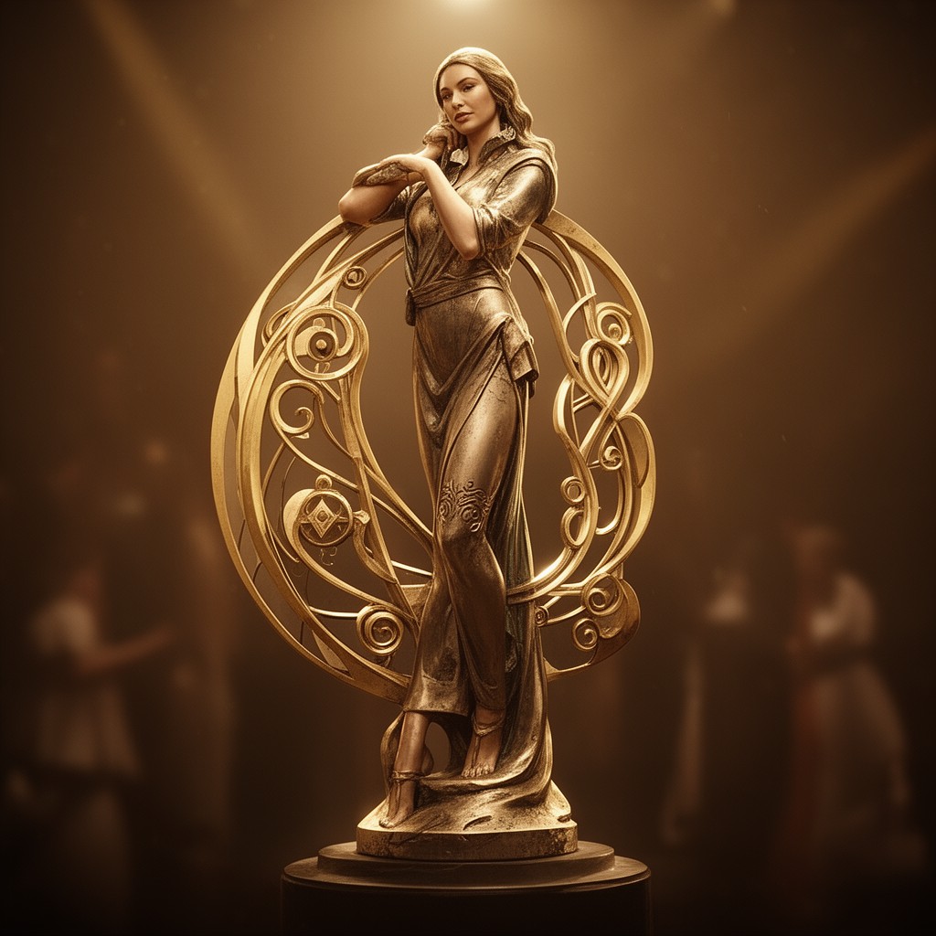 AI-generated illustration of Tony Award for Best Actress in a Play