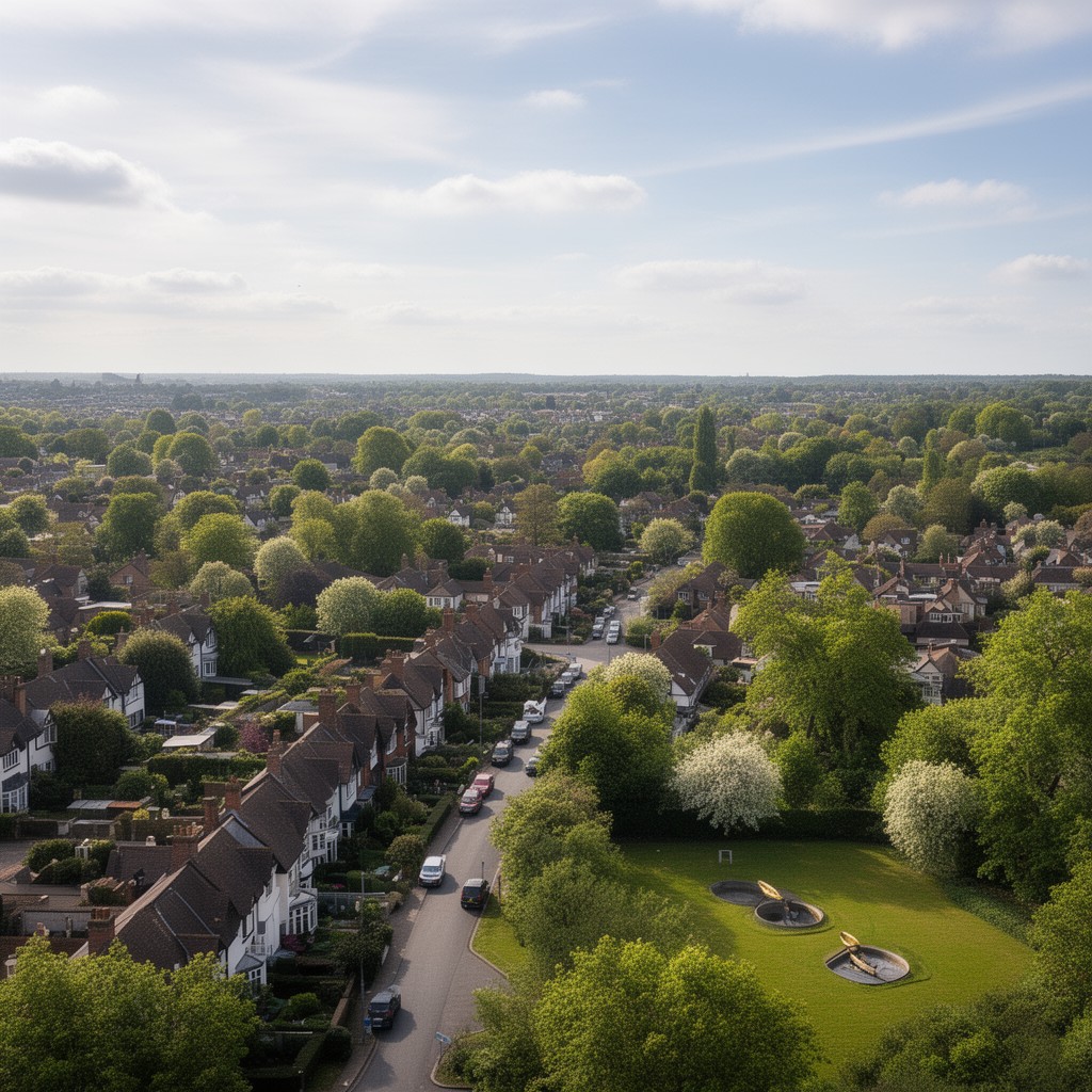 AI-generated illustration of Cranford