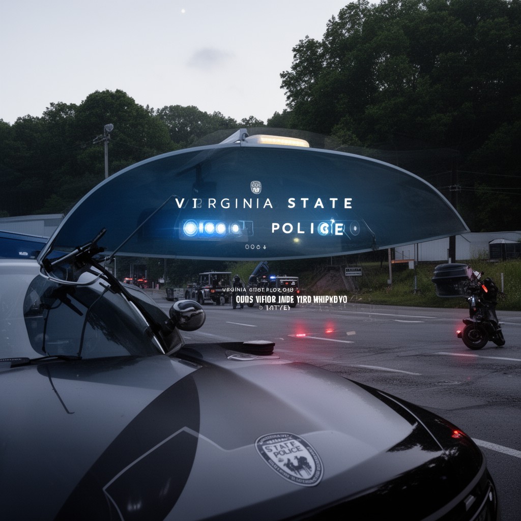 AI-generated illustration of Virginia State Police